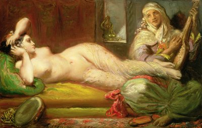 Reclining Odalisque by Théodore Chassériau